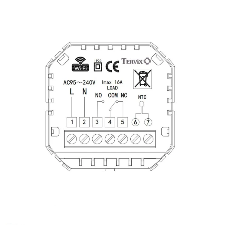Фото 2 114130 Tervix Pro Line WiFi Thermostat