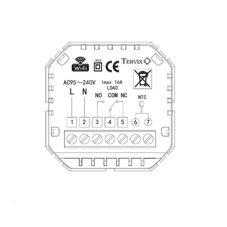 Фото 2 114330 Tervix Pro Line WiFi Thermostat
