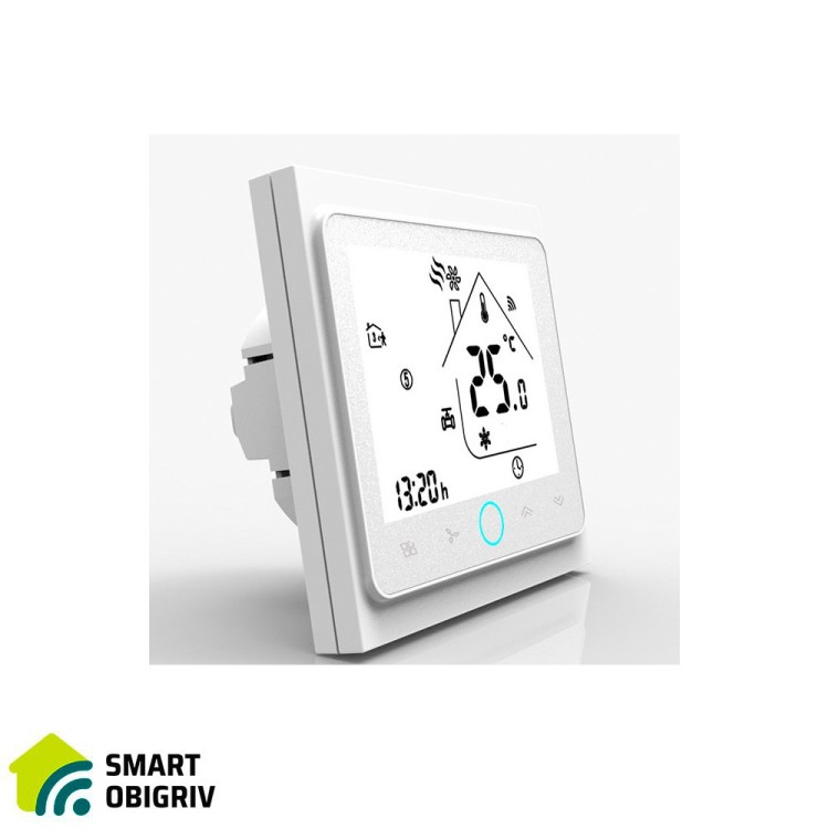 114511	Термостат для фанкойлу з WiFi управлінням Tervix WiFi Fancoil Thermostat (на 2 труби) - SMARTOBIGRIV 01 