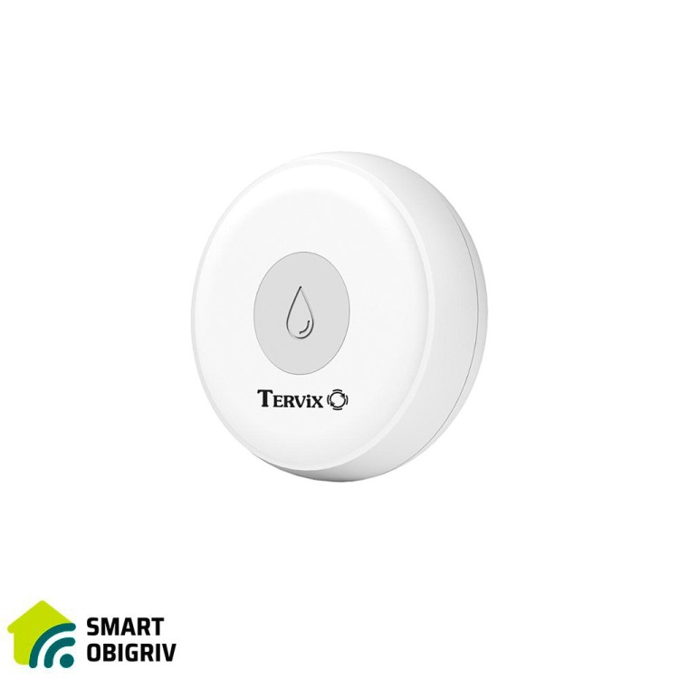 411021 Беспроводной датчик затопления Tervix Pro Line ZigBee Flood Sensor Wireless - SMARTOBIGRIV  