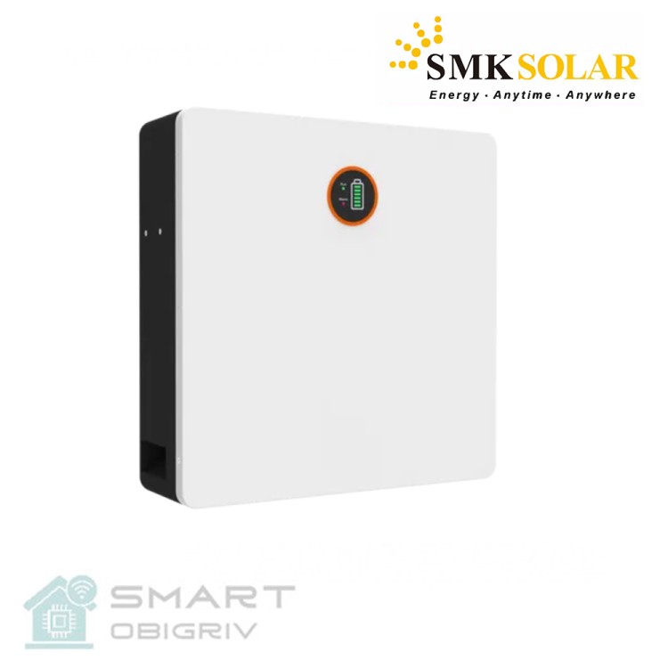 Аккумуляторная батарея SMK Solar 
 LiFePo4 51.2V 100Ah - SMARTOBIGRIV 01 