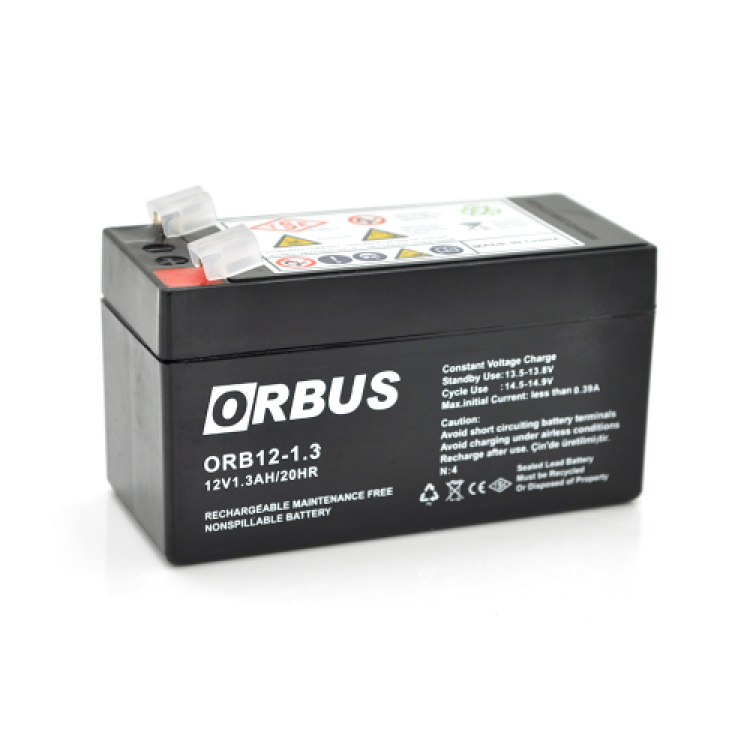 Акумуляторна батарея ORBUS ORB1213 AGM 12V 1,3 Ah - SMARTOBIGRIV  