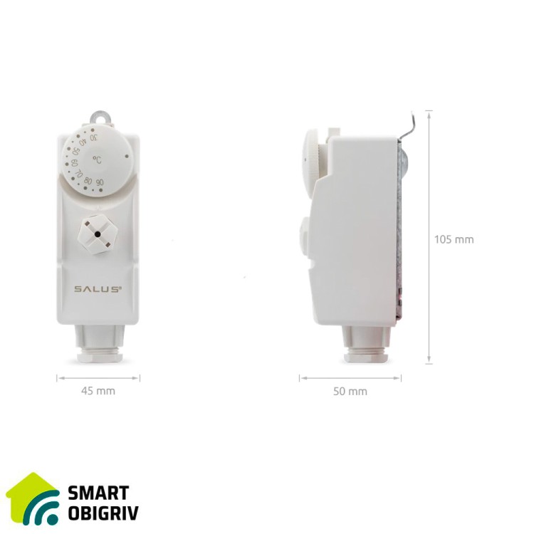 AT10 Накладной механический термостат на трубу - SMARTOBIGRIV 03