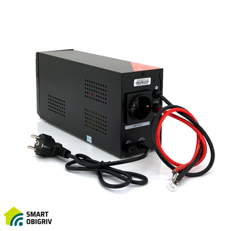 Джерело безперебійного живлення RITAR RTSW-600ND12 LCD (360Вт) 12В - SMARTOBIGRIV 02