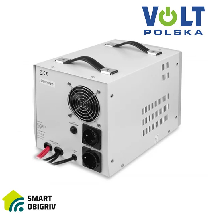 Джерело безперебійного живлення Volt Polska - SINUS PRO 1500 E 12/230 В (1000/1500 Вт) - SMARTOBIGRIV 03