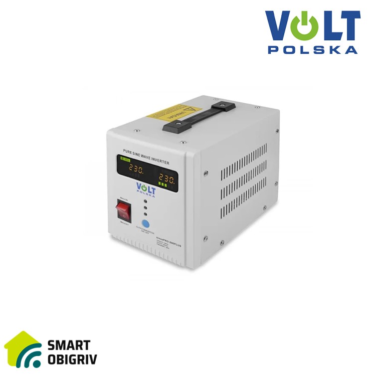 Джерело безперебійного живлення Volt Polska - SINUS PRO 800 E 12/230 В (500/800 Вт) - SMARTOBIGRIV 02