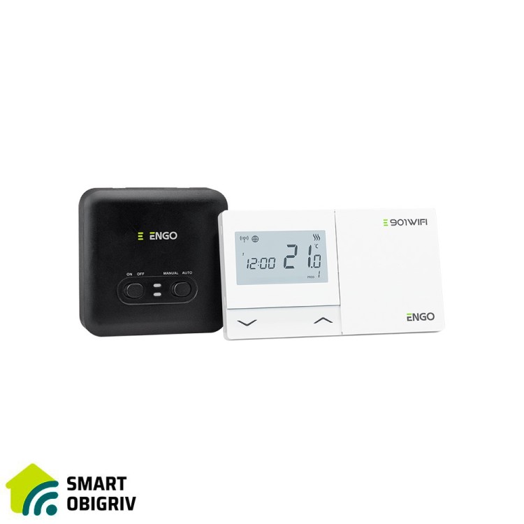 ENGO E901WIFI Бездротовий терморегулятор з WI-FI - SMARTOBIGRIV 01 