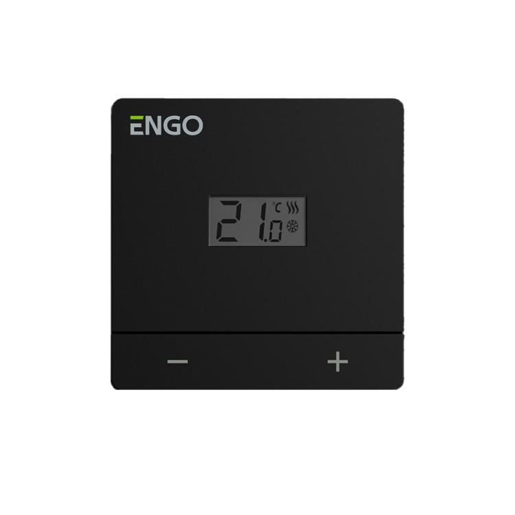 ENGO EASY230B Дротовий добовий термостат, 230В (чорний) - SMARTOBIGRIV 02