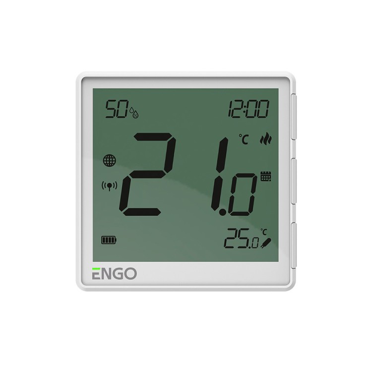 ENGO EONEBATW Накладной Интернет-термостат ZigBee 3.0, Li-ion 3,7V (белый) - SMARTOBIGRIV 02