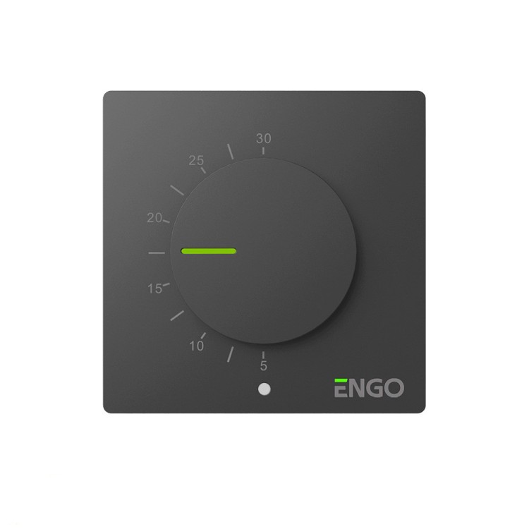 ENGO ESIMPLE230B Проводной суточный термостат, 230В (черный) - SMARTOBIGRIV 02