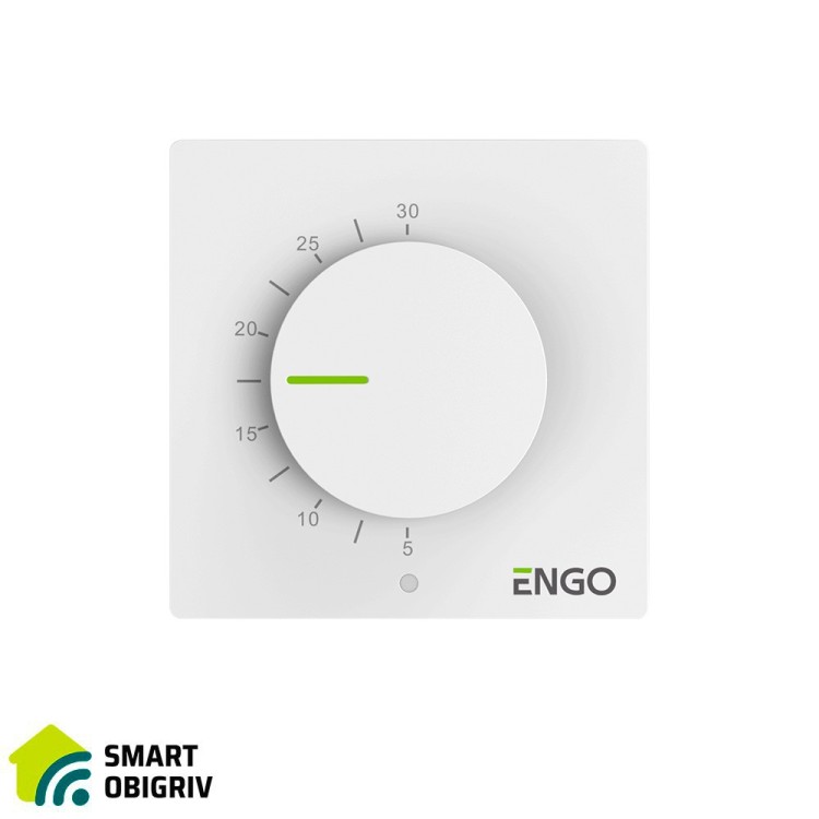 ENGO ESIMPLE230W Дротовий добовий термостат,230В (білий) - SMARTOBIGRIV 02