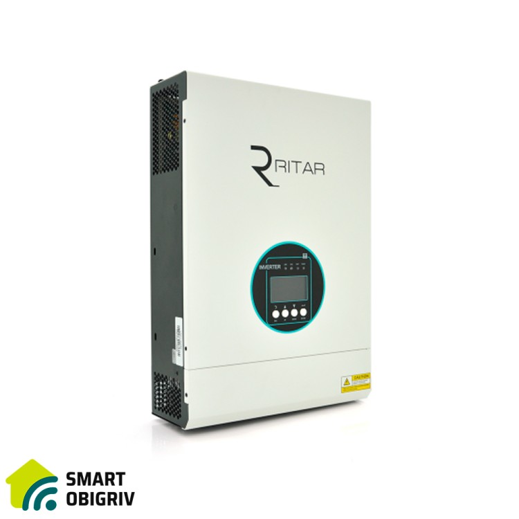 Гібридний інвертор RITAR RTSVMH-MPPT-5048, 5000W, 48V - SMARTOBIGRIV 01 