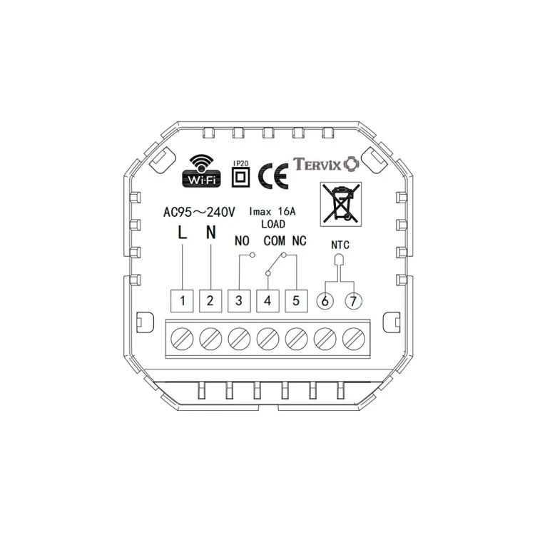 Фото 3 114131 Tervix Pro Line WiFi Thermostat