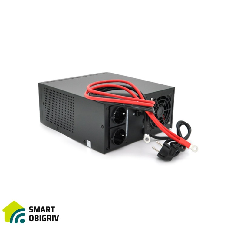 Інвертор BRAZZERS BRSW-LFP-1000 (800Вт, 12В), під зовнішній АКБ 12V - SMARTOBIGRIV 02