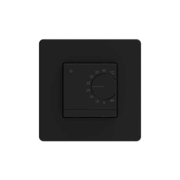 Механический терморегулятор IN-THERM RTC 19 SL BLACK MATTE - SMARTOBIGRIV 01 