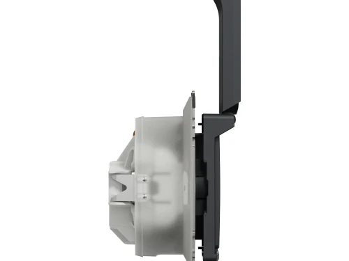 Фото 3 Розетка с заземлением, со шторками, и с крышкой IP44 Черный Sedna Design
SDD214024