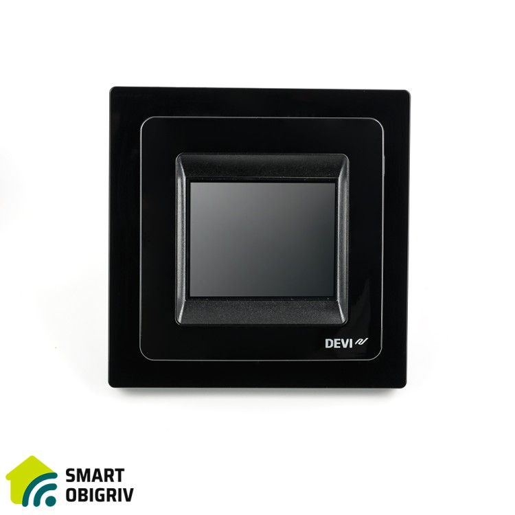 Сенсорний програмований терморегулятор DEVIreg™ Touch Black (140F1069) - SMARTOBIGRIV 04