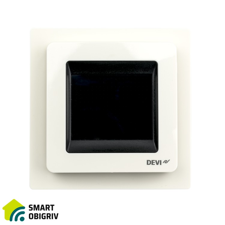 Сенсорний програмований терморегулятор DEVIreg™ Touch White (140F1064) - SMARTOBIGRIV 01 