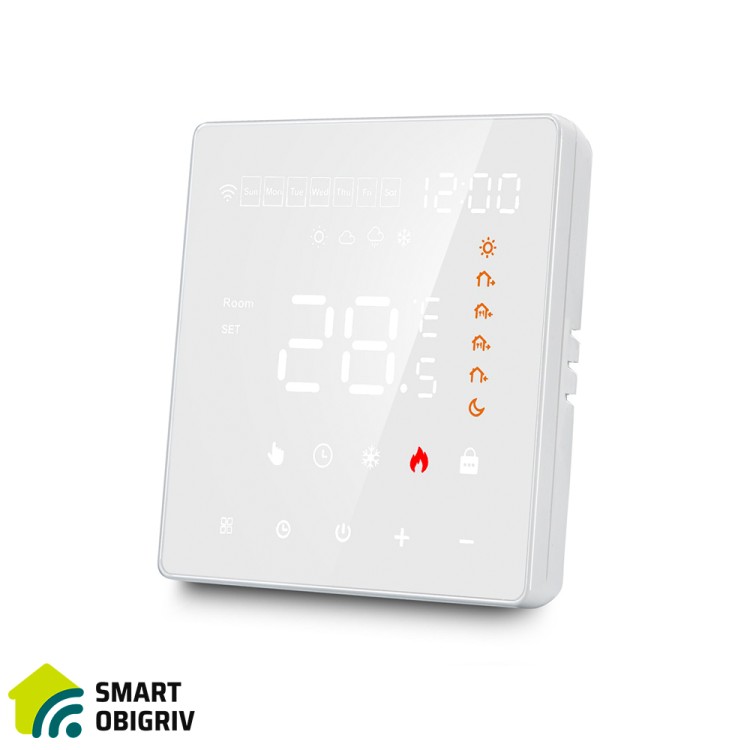 Сенсорний програмований терморегулятор IN-THERM PT 081  White - SMARTOBIGRIV 02