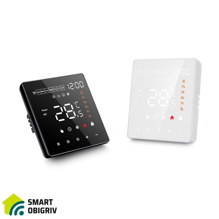 Сенсорний програмований терморегулятор IN-THERM PWT 081 Wi-Fi Black - SMARTOBIGRIV 03