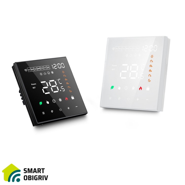 Сенсорний програмований терморегулятор IN-THERM PWT 082 Wi-Fi White - SMARTOBIGRIV 03