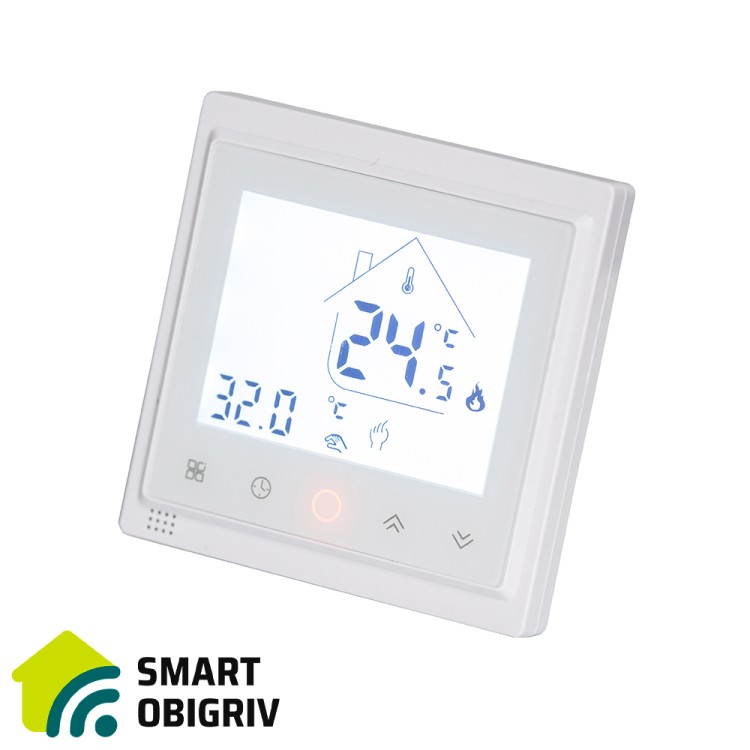 Сенсорний програмований Wi-Fi терморегулятор IN-THERM PWT 002 - SMARTOBIGRIV 02