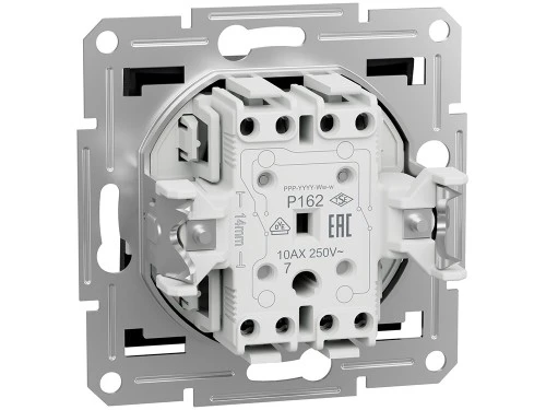 Фото 3 Выключатель одноклавишный самозажимной ASFORA АНТРАЦИТ
EPH0100171