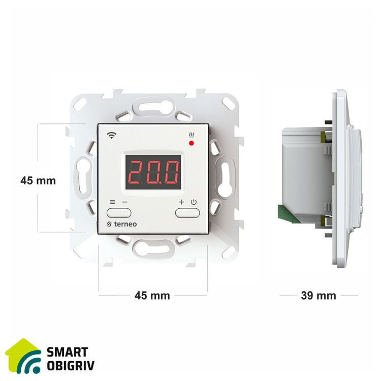 Wi-Fi терморегулятор для теплого пола terneo AX - SMARTOBIGRIV 02