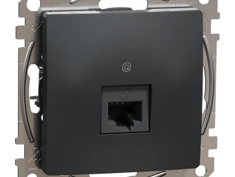 Один роз’єм RJ45 категорія 5E UTP Чорний Sedna Design
SDD114451