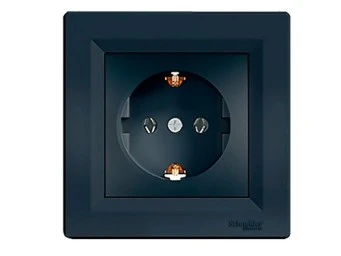 РОЗЕТКА С ЗЕЗЕМЛЕНИЕМ ASFORA АНТРАЦИТ
EPH2900171