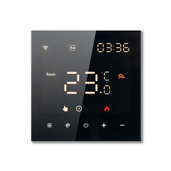 Сенсорный программируемый  терморегулятор IN-THERM PT 082 Black