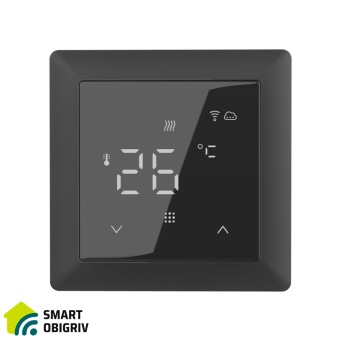 Сенсорний програмований терморегулятор IN-THERM PWT 511 Wi-Fi Black