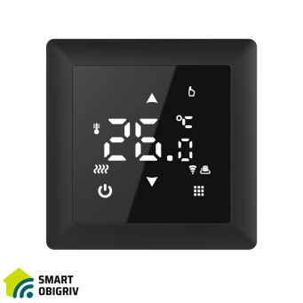 Сенсорний програмований терморегулятор IN-THERM PWT 516 Wi-Fi Black